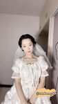 04年清纯露脸小姐姐【胡椒籽】最新9月定制-婚纱