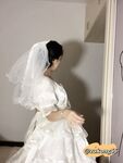 04年清纯露脸小姐姐【胡椒籽】最新9月定制-婚纱