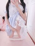 Fotografi Peribadi Kebajikan "Peri Erotik" ekor berkembar yang tidak bersalah - Loli Maid