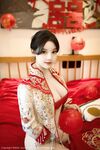 XiuRen #秀人No.8780 # Doubanjiang membuat sesi pemotretan seksi bertemakan pengantin perempuan