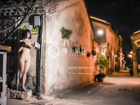 [Projek Lewat Malam] Model terbaik [Miss Understand] - Gucheng mendedahkan dan meminta seorang pejalan kaki bertuah untuk mengambil gambar seksi dan memberikannya kepadanya