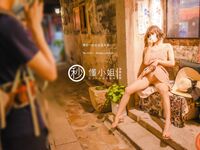 [Projek Lewat Malam] Model terbaik [Miss Understand] - Gucheng mendedahkan dan meminta seorang pejalan kaki bertuah untuk mengambil gambar seksi dan memberikannya kepadanya