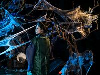 极品反差露脸嫩妹！天然巨乳可盐可甜COSER清纯美少女【奈汐酱】最新付费作品-蜘蛛精四妹