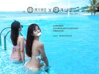 [深夜のプロジェクト] 最高のモデル [Li Wanji] - 三亜旅行写真撮影、ビーチで露出