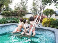 【深夜企劃】極品模特【理萬姬】-溫泉景區真空露出（上集）