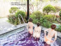 【深夜企劃】極品模特【理萬姬】-溫泉景區真空露出（上集）