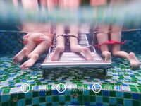 【深夜企劃】極品模特【理萬姬】-溫泉景區真空露出（下集）