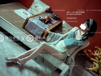 [Projek Lewat Malam] Model terbaik [Liwanji]-ular putih dan hijau Lily Saigao yang mengkhayalkan