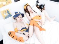 婕咪- &黎菲儿夺洨聚之万密室万圣节