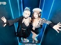 婕咪- &黎菲儿夺洨聚之万密室万圣节