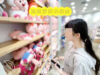 케이프 갓의 트윈 포니테일, 핑크색과 부드러운 백호@LOLI작은사촌