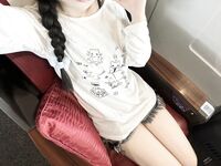 Ekor kuda ganda harimau putih merah jambu @小粉馕头 pandangan menembak peribadi skala