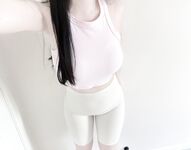 Ekor kuda ganda harimau putih merah jambu @小粉馕头 pandangan menembak peribadi skala