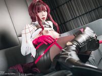 Tokar浵卡 國內極品二次元福利姬  cos卡芙卡 巨乳白虎口交干炮