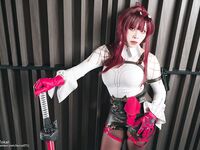 Tokar浵卡 國內極品二次元福利姬  cos卡芙卡 巨乳白虎口交干炮