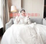 劲爆反差性感尤物『兔兔』及其闺蜜VIP群秀禾群婚纱露脸口交啪啪，唯美性感婚纱新娘超级反差完整版福利①