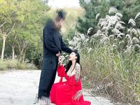 劲爆反差性感尤物『兔兔』及其闺蜜VIP群秀禾群婚纱露脸口交啪啪，唯美性感婚纱新娘超级反差完整版福利①