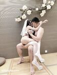 劲爆反差性感尤物『兔兔』及其闺蜜VIP群秀禾群婚纱露脸口交啪啪，唯美性感婚纱新娘超级反差完整版福利①