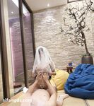 劲爆反差性感尤物『兔兔』及其闺蜜VIP群秀禾群婚纱露脸口交啪啪，唯美性感婚纱新娘超级反差完整版福利①