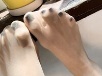 抖音B站双视主播，刷礼物才能看到的福利，嫩穴在透明椅子上随着蜜臀的摆动左拉右扯