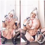 OF可欲可甜，蘿莉娃娃臉，肉感福利姬【Nyanchan2k3】新作，6分鍾，戶外公園捆綁自慰露出放尿