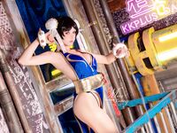 咬一口兔娘ovo『街霸-春丽』桃花旗袍