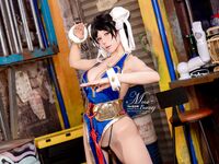 咬一口兔娘ovo『街霸-春丽』桃花旗袍