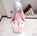 Natural loli body, super internet celebrity tender girl [Gao Gao] airplane welfare view collection, hairless tender pussy, naked dance masturbation exposure, pure little bitch