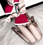 Natural loli body, super internet celebrity tender girl [Gao Gao] airplane welfare view collection, hairless tender pussy, naked dance masturbation exposure, pure little bitch