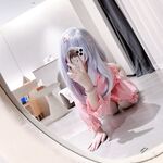 Natural loli body, super internet celebrity tender girl [Gao Gao] airplane welfare view collection, hairless tender pussy, naked dance masturbation exposure, pure little bitch