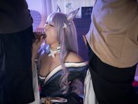 ปีศาจจิ้งจอกพันเสน่ห์ "มิซึคาวะ" - บริการออรัลเซ็กซ์แบบคู่ ดูดลึก ลิ้นบางพันกันจนตาย น้ำอสุจิพุ่งเข้าปากน้อยๆ น้ำผลไม้สีขาวข้น ไม่เซ็นเซอร์