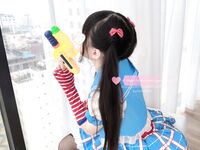 超嫩合法小母狗萝莉『LepALuli2kVN』被主人爸爸拽着双马尾后入，无毛小嫩穴被大肉棒塞满