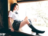 極品高顏值JK小母狗，溫泉私人全裸浴