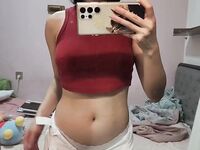 年輕又白嫩的小母狗揉胸掰逼自慰特寫，就是乳暈有點大，隨便看看