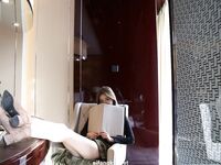 希威社幼師黑色丁字褲大尺度私拍套圖