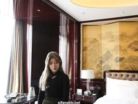 希威社幼師黑色丁字褲大尺度私拍套圖