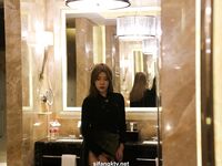 希威社幼師黑色丁字褲大尺度私拍套圖