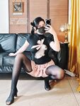 頂級網黃女神『Naimi奶咪』外星綠貓小雞舞 逼兔 白菜對我笑，三段性感露逼小舞蹈，高冷女神實際是反差母狗