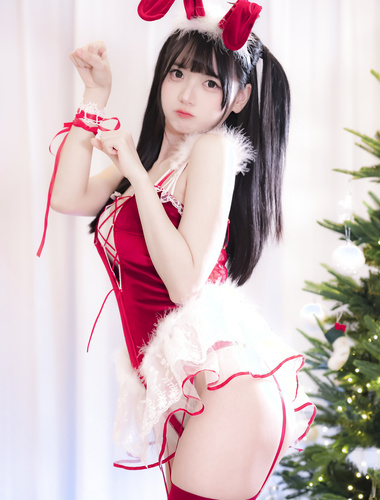 陆卿卿kyokyo汉堡王-No.010-圣诞写真[19P]