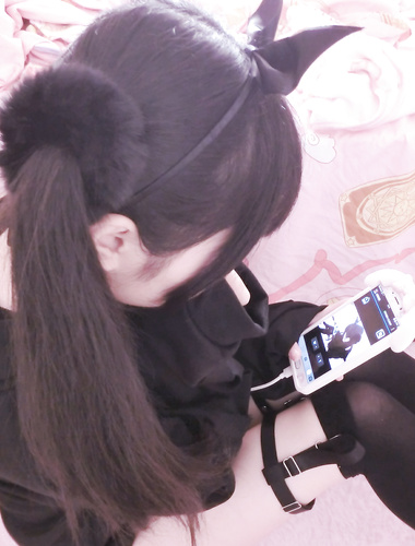 Con chó cái hình người hai đuôi ngây thơ "Eroge Fairy" Phúc lợi riêng tư Nhiếp ảnh-DarkLolita