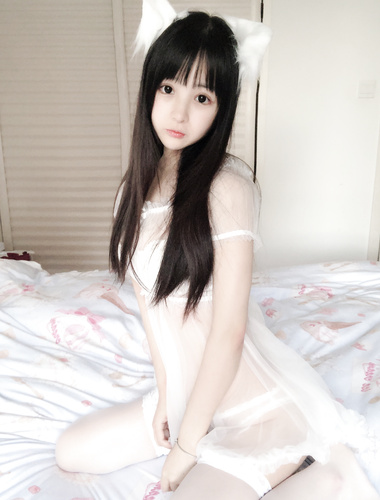 樱井宁宁NO.023 小白猫蕾丝内衣