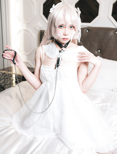 Patreon [浵卡ToKar] cos 하츠네짱 왕가슴 백호, 스타킹 코키