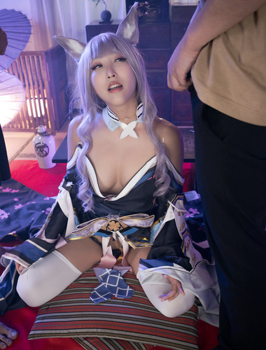 ปีศาจจิ้งจอกพันเสน่ห์ "มิซึคาวะ" - บริการออรัลเซ็กซ์แบบคู่ ดูดลึก ลิ้นบางพันกันจนตาย น้ำอสุจิพุ่งเข้าปากน้อยๆ น้ำผลไม้สีขาวข้น ไม่เซ็นเซอร์