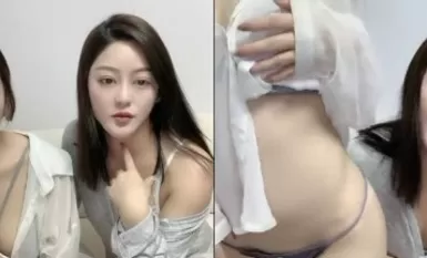 全網最美雙胞胎，姊姊妹妹嗨起來顏值很高帶口罩開始撩