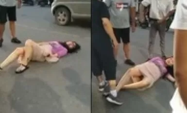 Tunay na rekord ng isang malawakang eksena ng panggagahasa, kung saan nahuli ang rapist na naghuhubad ng kanyang damit at binugbog ang ginang sa kalye