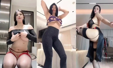 Ang big ass and big tits contrast bitch ay sumasayaw na hubo't hubad gamit ang isang malaking pendulum, may hawak na prop at ipinapasok ito sa kanyang puki, ang kanyang mga hiyawan ay malaswa, at ang pakikinig lamang dito ay nakakapagpatayo ng mga tao