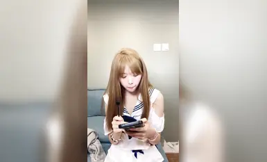 【小涵萌主】JK_bunny girl_masturbation with props (1)