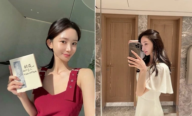 Twitter gold digger [small village flower] private photo shoot, wasp waist peach buttocks were driven by the sponsor, crazy stimulation of the honey hole to squirt