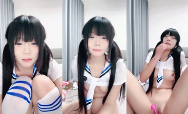 2005 jagung loli kecil comel mm pertunjukan langsung stoking kaki, melancap semburan faraj merah jambu (13)