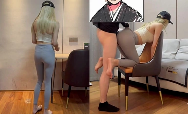 Affectionate Little K's latest "Post-00 Blonde Girl" on August 15th came to me in a yoga suit, but her figure is really top